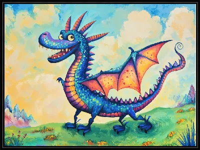 Картина Дракончик