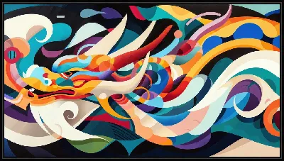 Картина Дракон №43