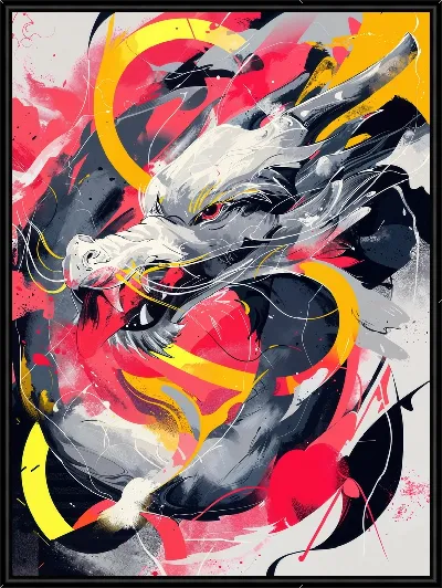 Картина Дракон №45