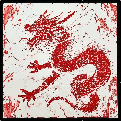 Картина Дракон №48
