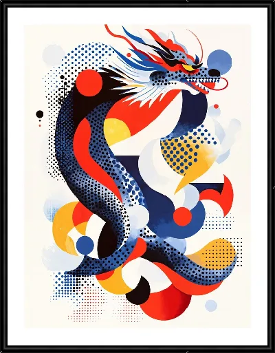 Картина Дракон №49