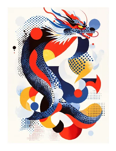 Плакат Дракон №49