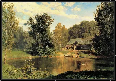 Картина Пруд в Абрамцеве