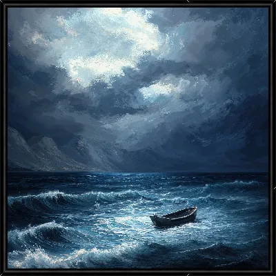Картина Море ночью №12