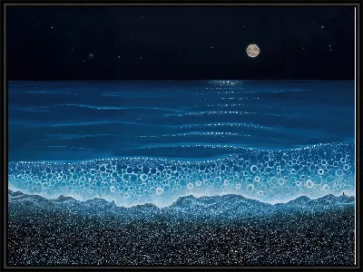 Картина Море ночью №30