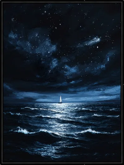 Картина Море ночью №72
