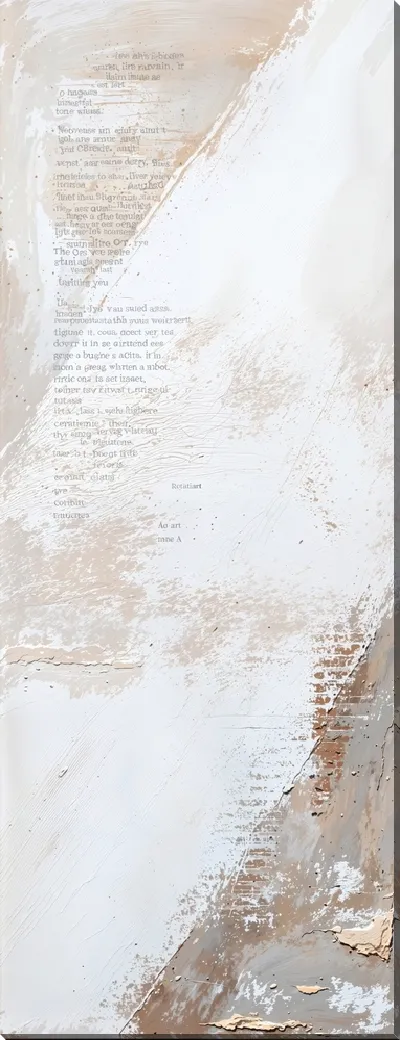 Картина маслом Белая абстракция №3