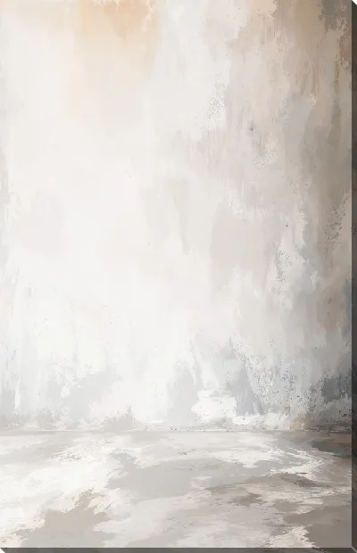 Картина маслом Белая абстракция №15