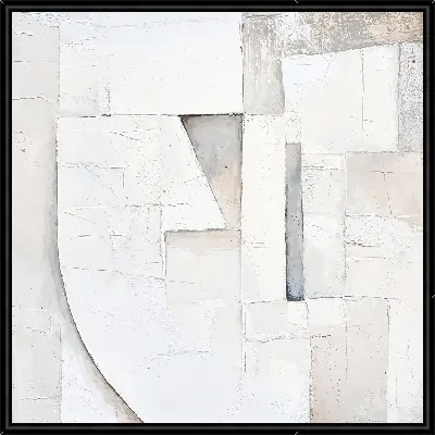 Картина Белая абстракция №17