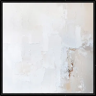 Картина Белая абстракция №18