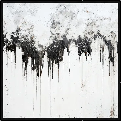 Картина Белая абстракция №19