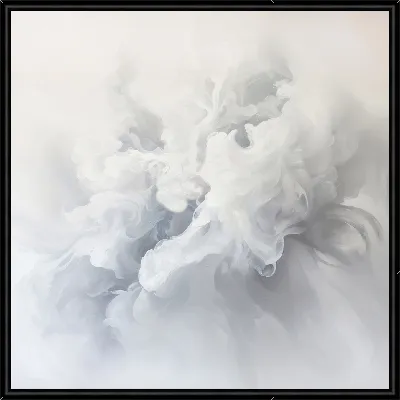 Картина Белая абстракция №25