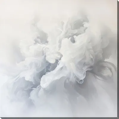 Постер Белая абстракция №25