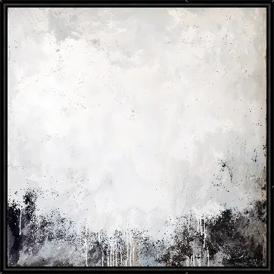 Картина Белая абстракция №30