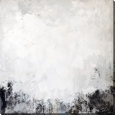 Картина маслом Белая абстракция №30