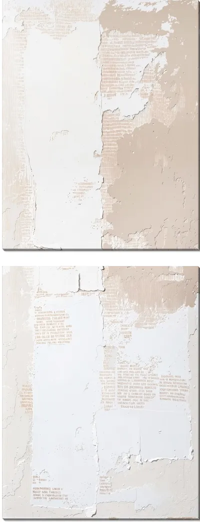 Модульная картина Белая абстракция №32