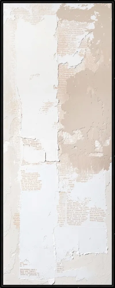 Картина Белая абстракция №32