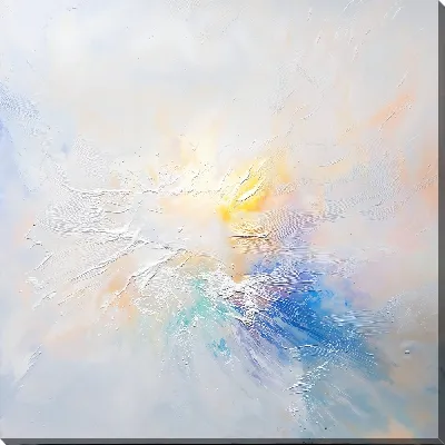 Постер Белая абстракция №34