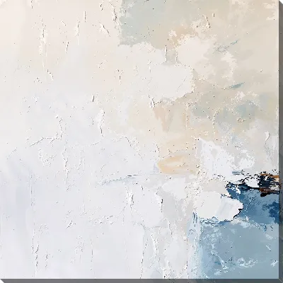 Картина маслом Белая абстракция №35