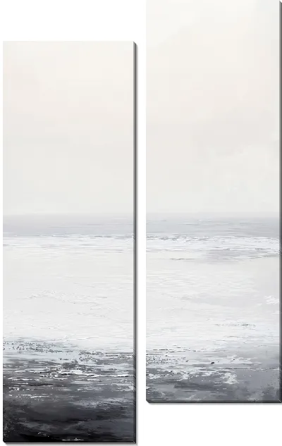 Модульная картина Белая абстракция №36