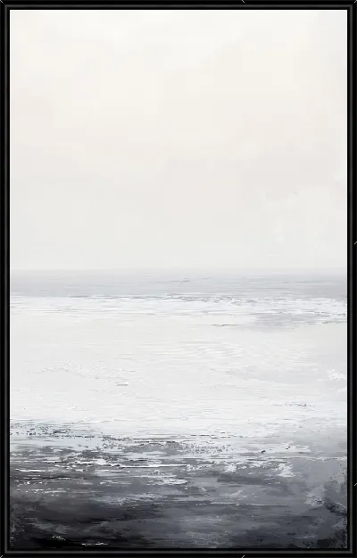 Картина Белая абстракция №36