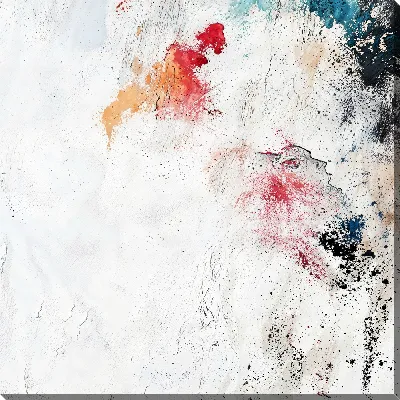 Картина маслом Белая абстракция №37