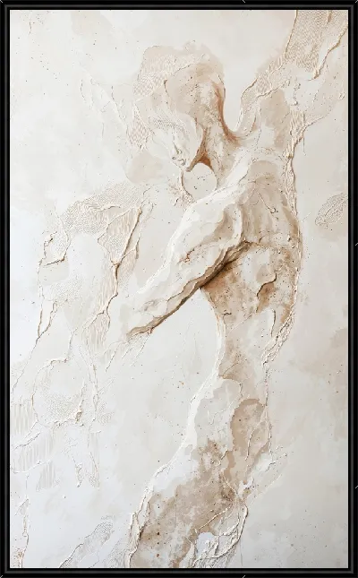 Картина Белая абстракция №39