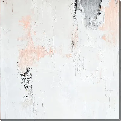 Картина маслом Белая абстракция №41