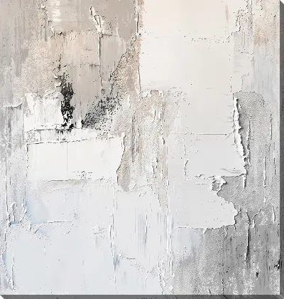 Постер Белая абстракция №46