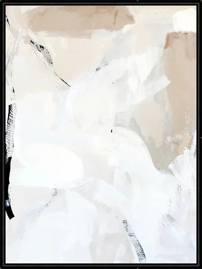Картина Белая абстракция №49