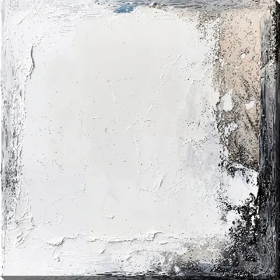 Картина маслом Белая абстракция №50