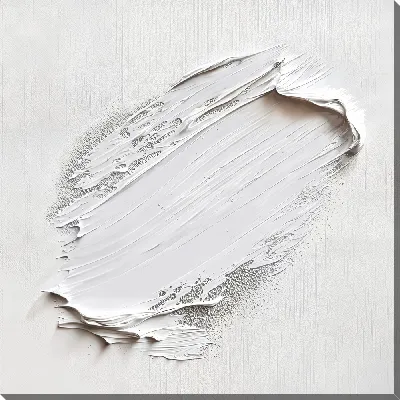 Постер Белая абстракция в стиле гипса №53