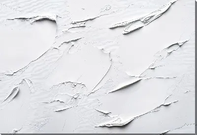 Белая абстракция в стиле гипса №55