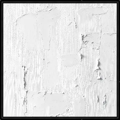 Белая абстракция в стиле гипса №56