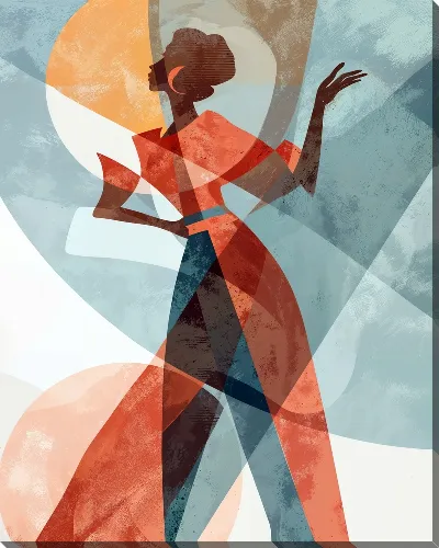 Картина маслом Без лица №4