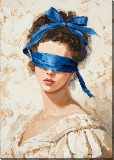 Картина маслом Без лица №6