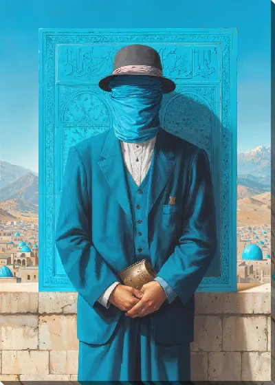 Картина маслом Мужчина без лица №8