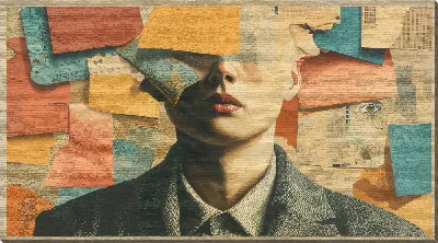 Картина маслом Без лица №10