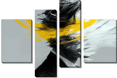 Модульная картина Мужчина без лица