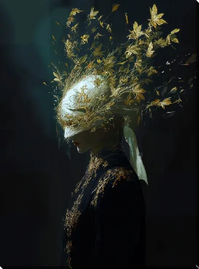 Картина маслом Без лица №14