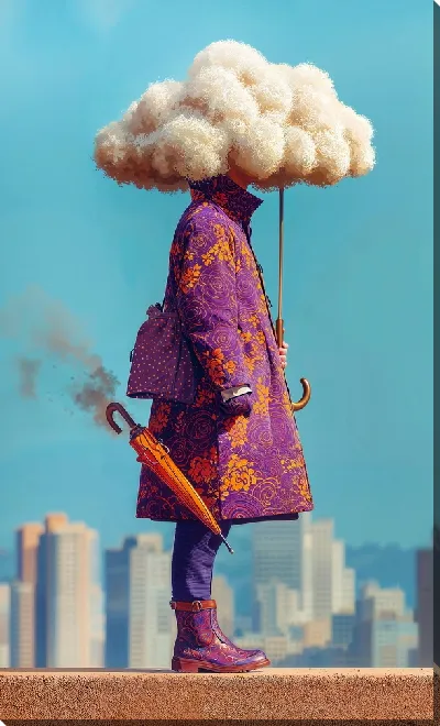 Картина маслом Без лица №15