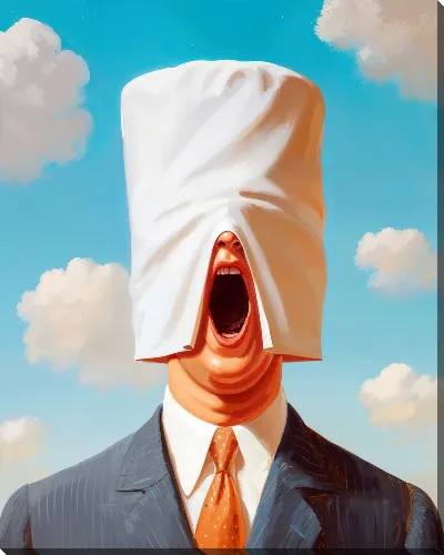 Картина маслом Без лица №16