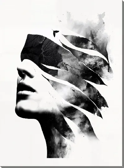 Картина маслом Без лица №18