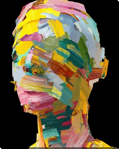 Картина маслом Без лица №21