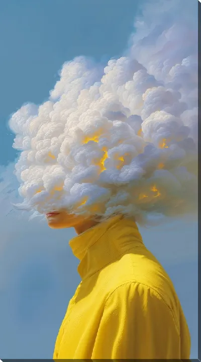 Картина маслом Без лица №23