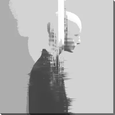 Картина маслом Без лица №24