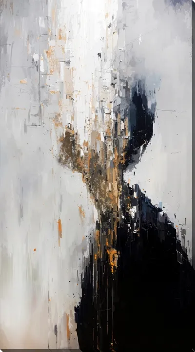 Картина маслом Девушка без лица №27