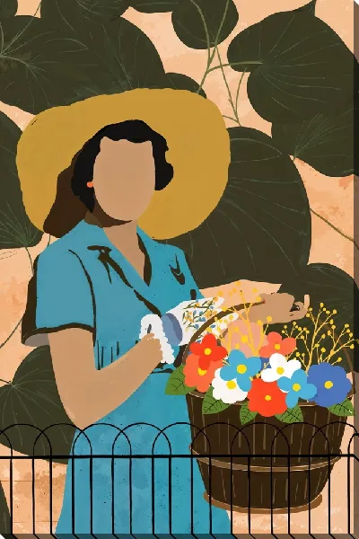 Картина маслом Дама без лица