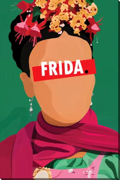 Картина маслом Фрида без лица