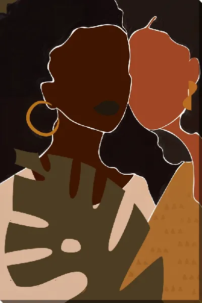 Картина маслом Безликость №2